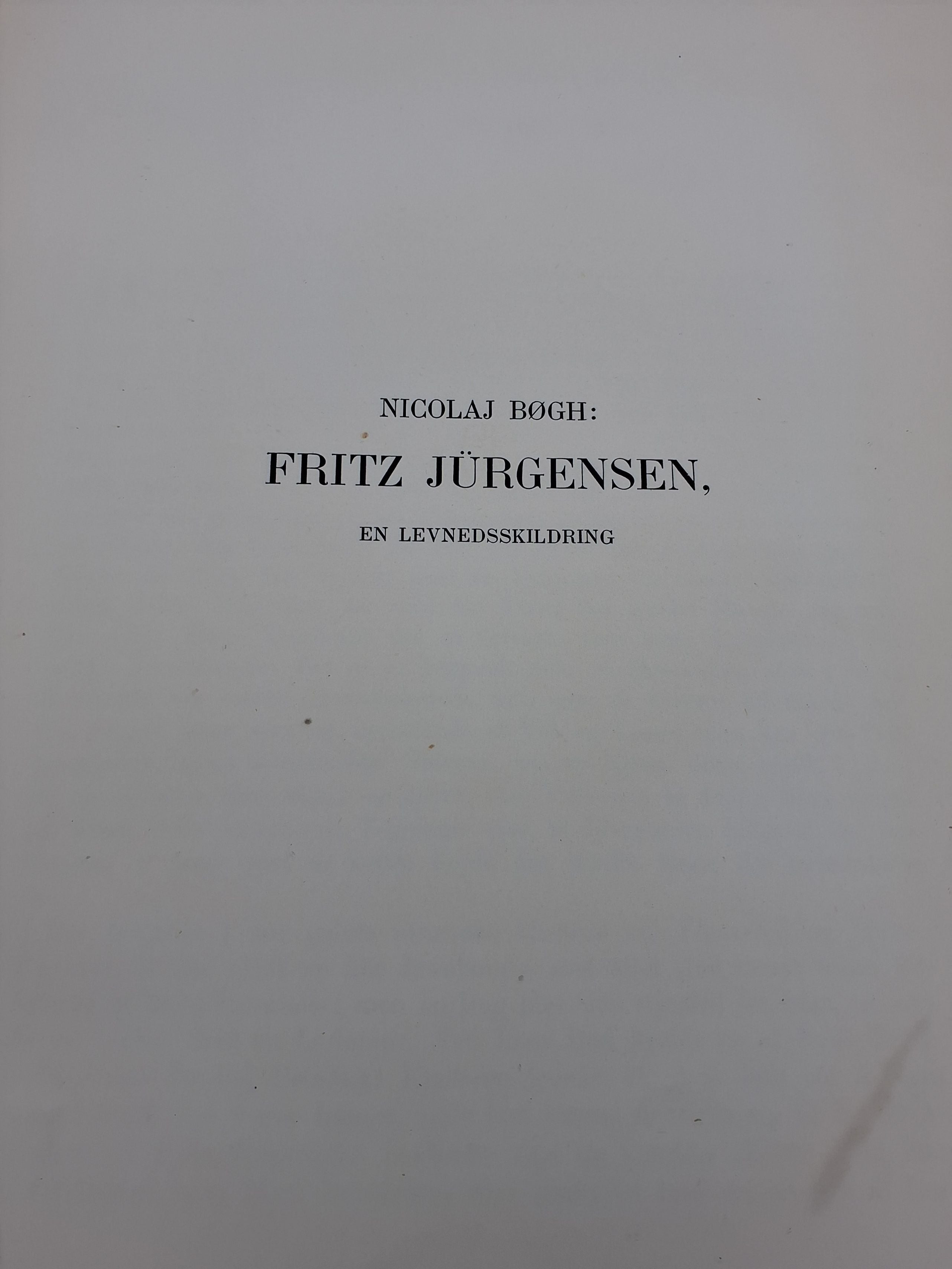 Bog: Fritz Jürgensen og hans tegninger