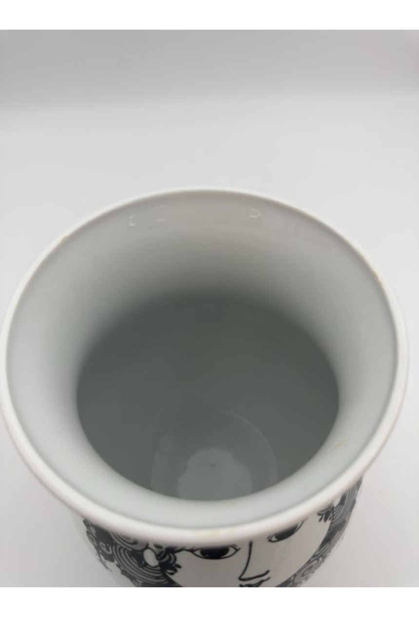 Sort, Bjørn Wiinblad, vase