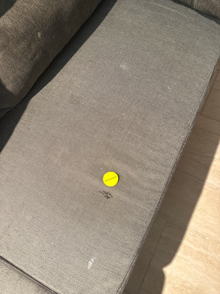 Sofa i gråbrun farve