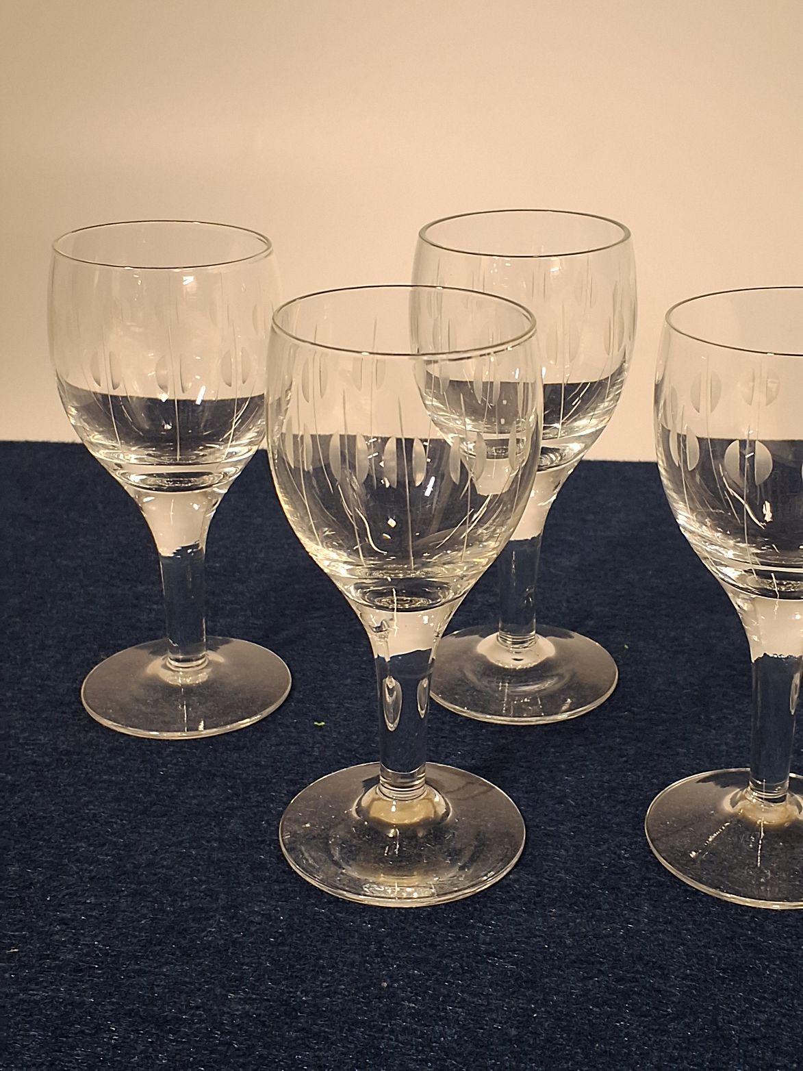 4 x Kirsten Piil likørglas