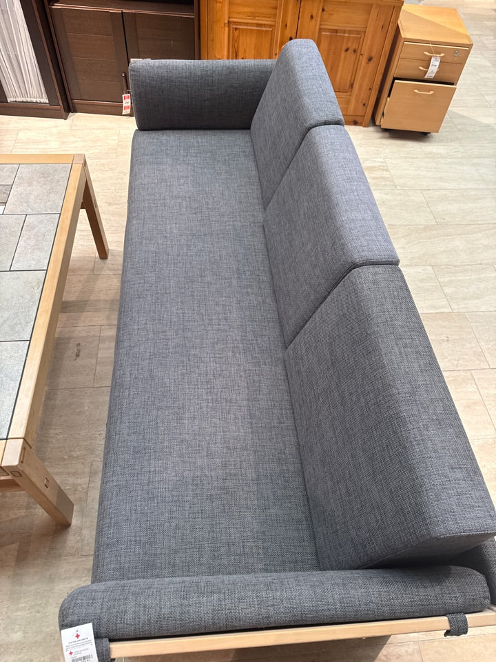 Slå ud sofa grå