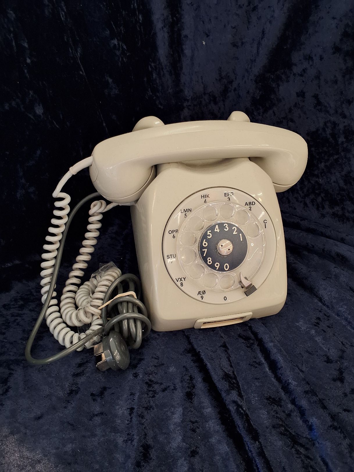Retro drejeskivetelefon