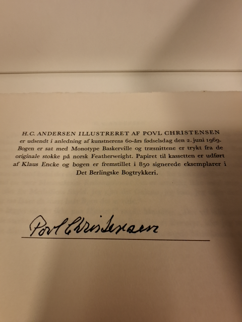 H C Andersen  Illustreret af Poul Christiansen