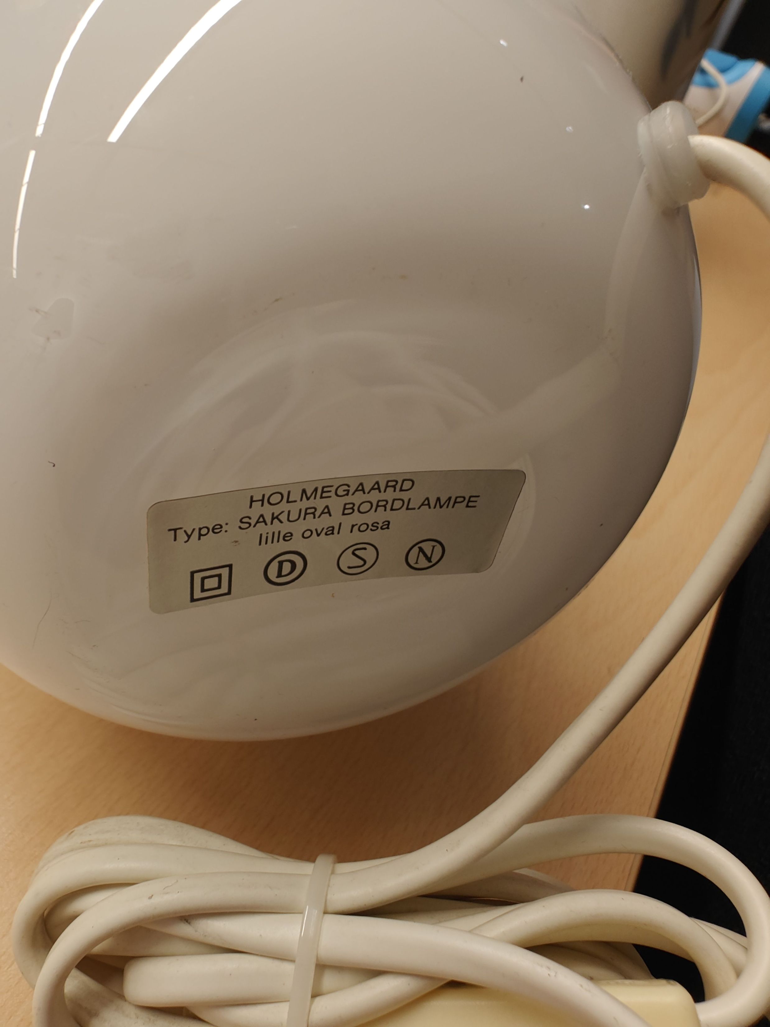 Holmegaard sakura bordlampe