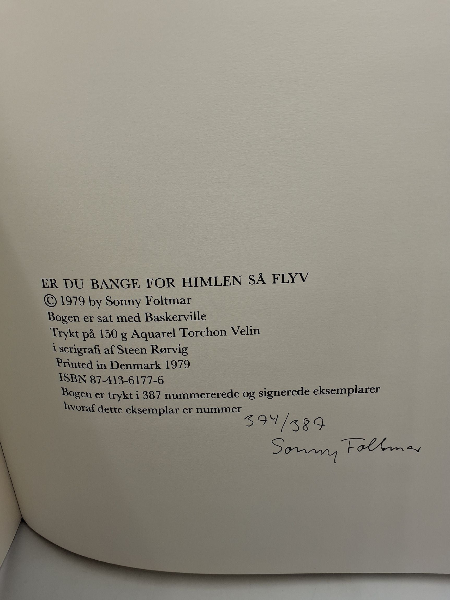 Sonny Foltmar kunstbog