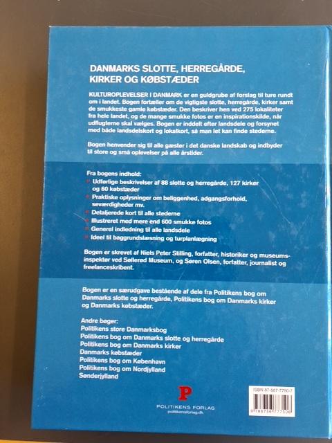 Kulturoplevelser i Danmark. Købstæder,kirker,slotte og herregårde