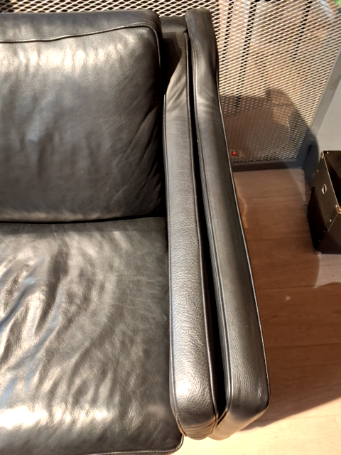Tre personers lædersofa