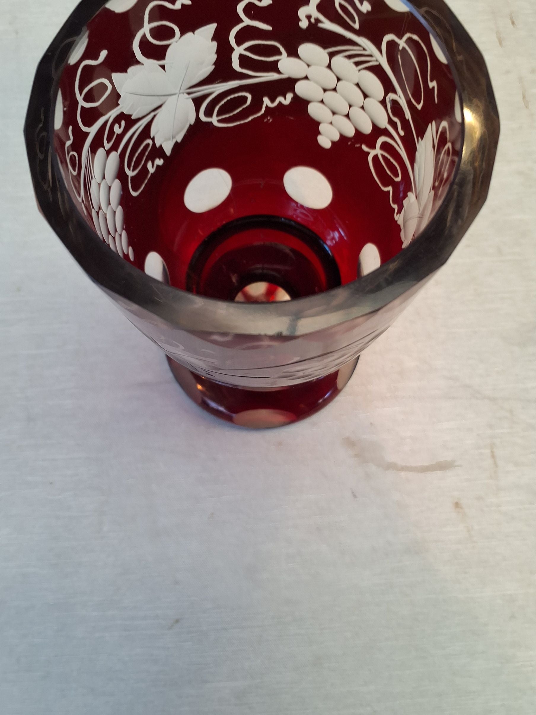 Antik Bøhmisk- Egermann Vase