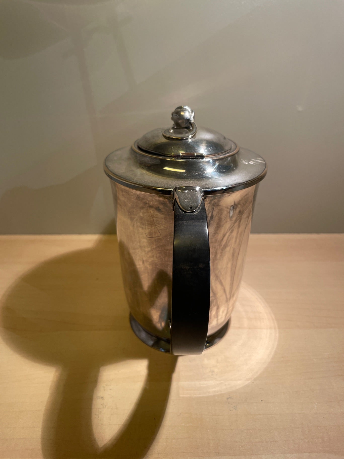 Kaffekande af sølvplet