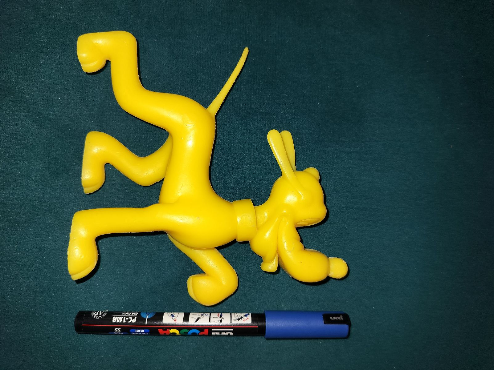 Stor, vintage Pluto-figur