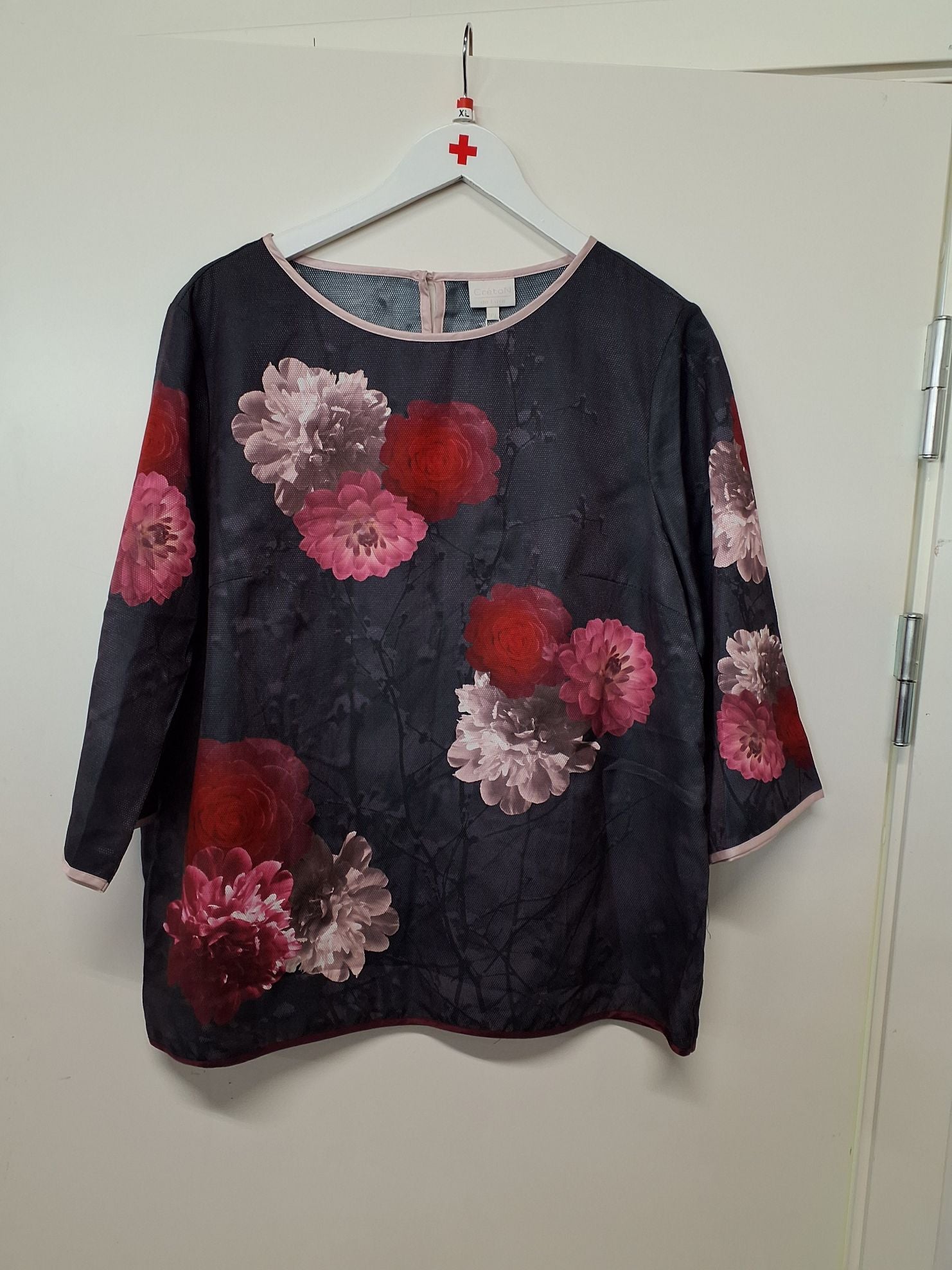Creton Bluse blomstret