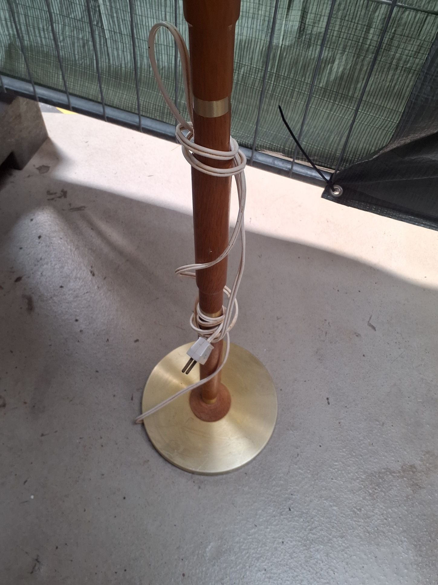 Teak standerlampe