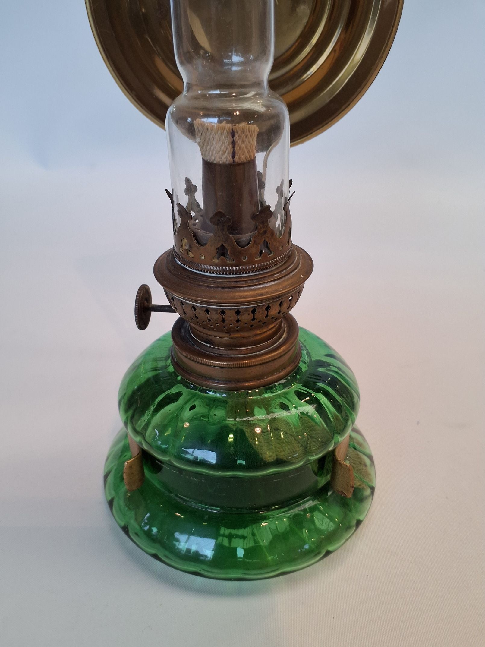 Petrolumslampe Grøn