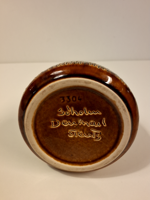 Vintage Søholm Lille vase samt lysholder