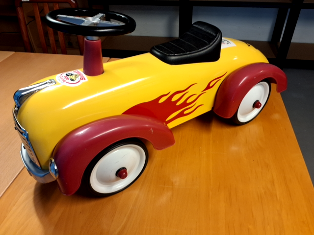 Baghera speedster skubbebil Retro stil