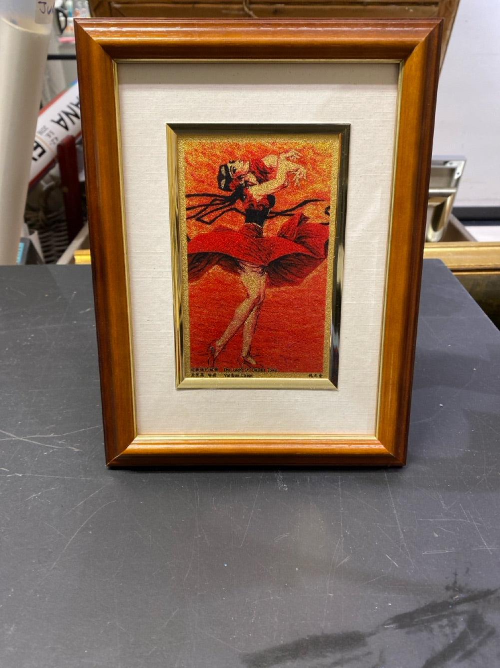 Kunst - kinesisk billede i smuk æske