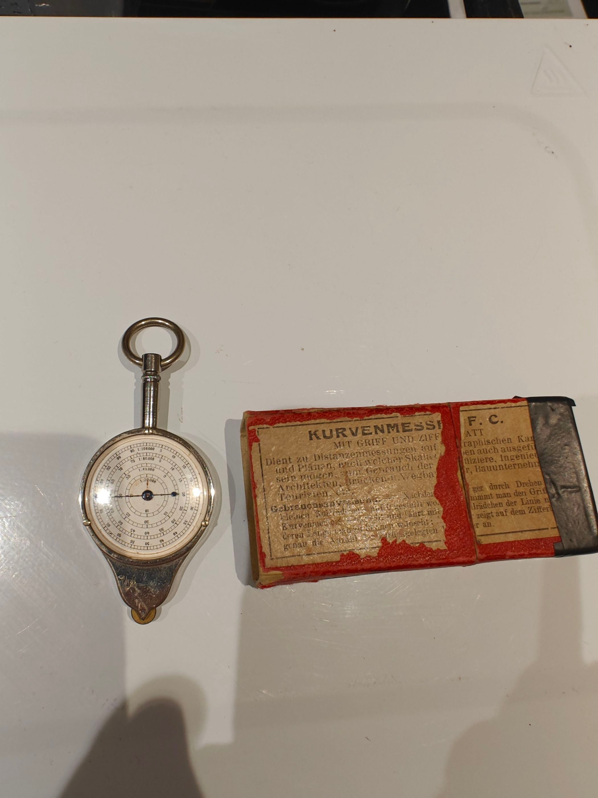 Kortmåler fra 1900-1930