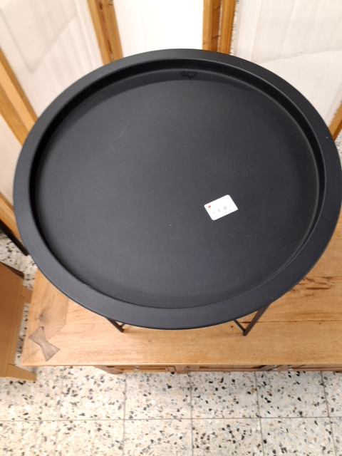 Sort metalbord