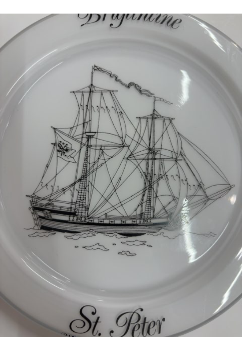 Brigantine Holmegaard tallerken