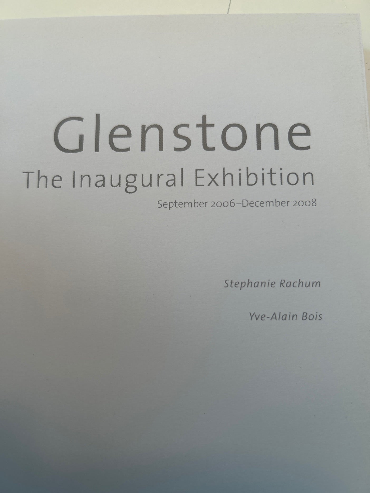 Glenstone: The Inagural Exhibition
