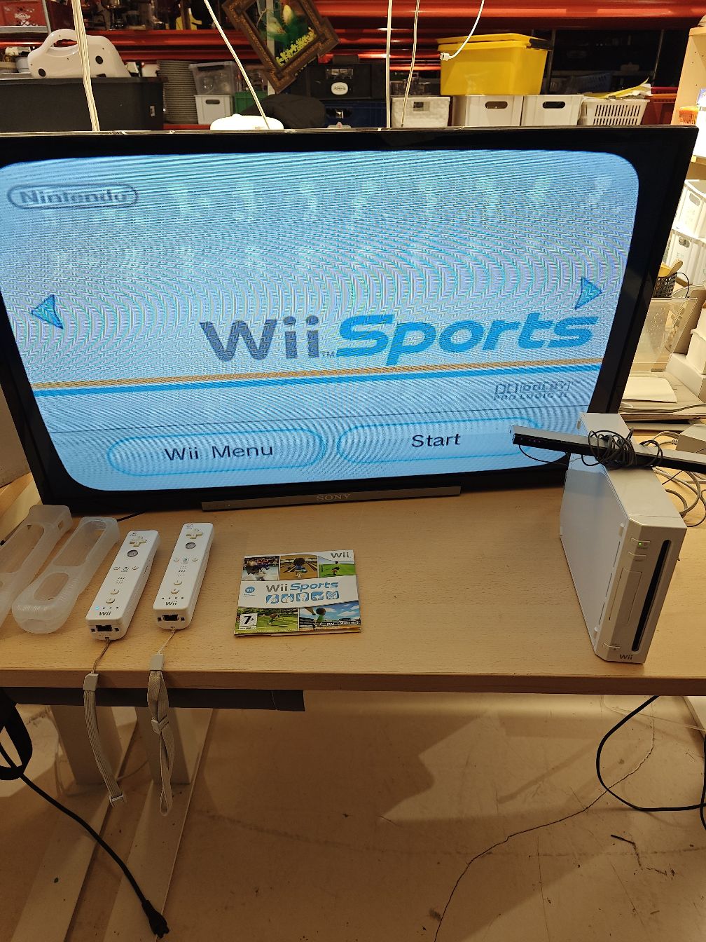 Nintendo Wii med actionboard