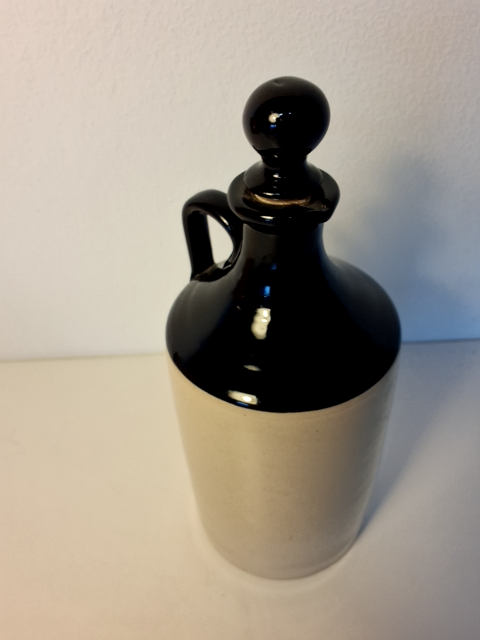 Aalborg Akvavit porcelæns flaske