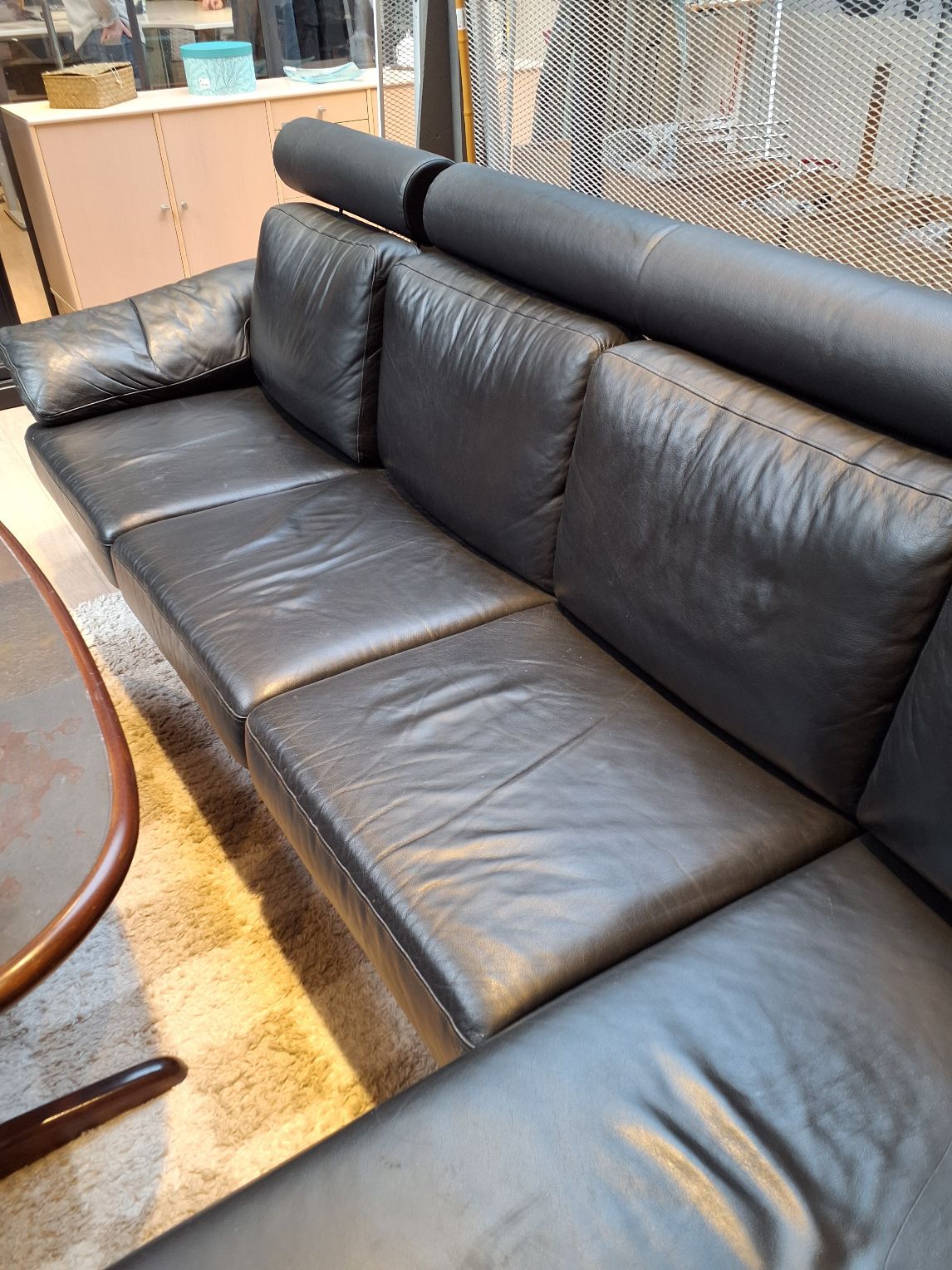 Hurup hjørnesofa i læder
