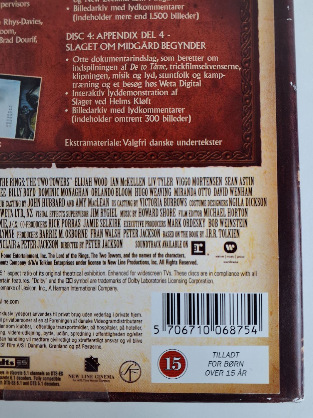 Dvd Ringenes Herre: Two Towers ext