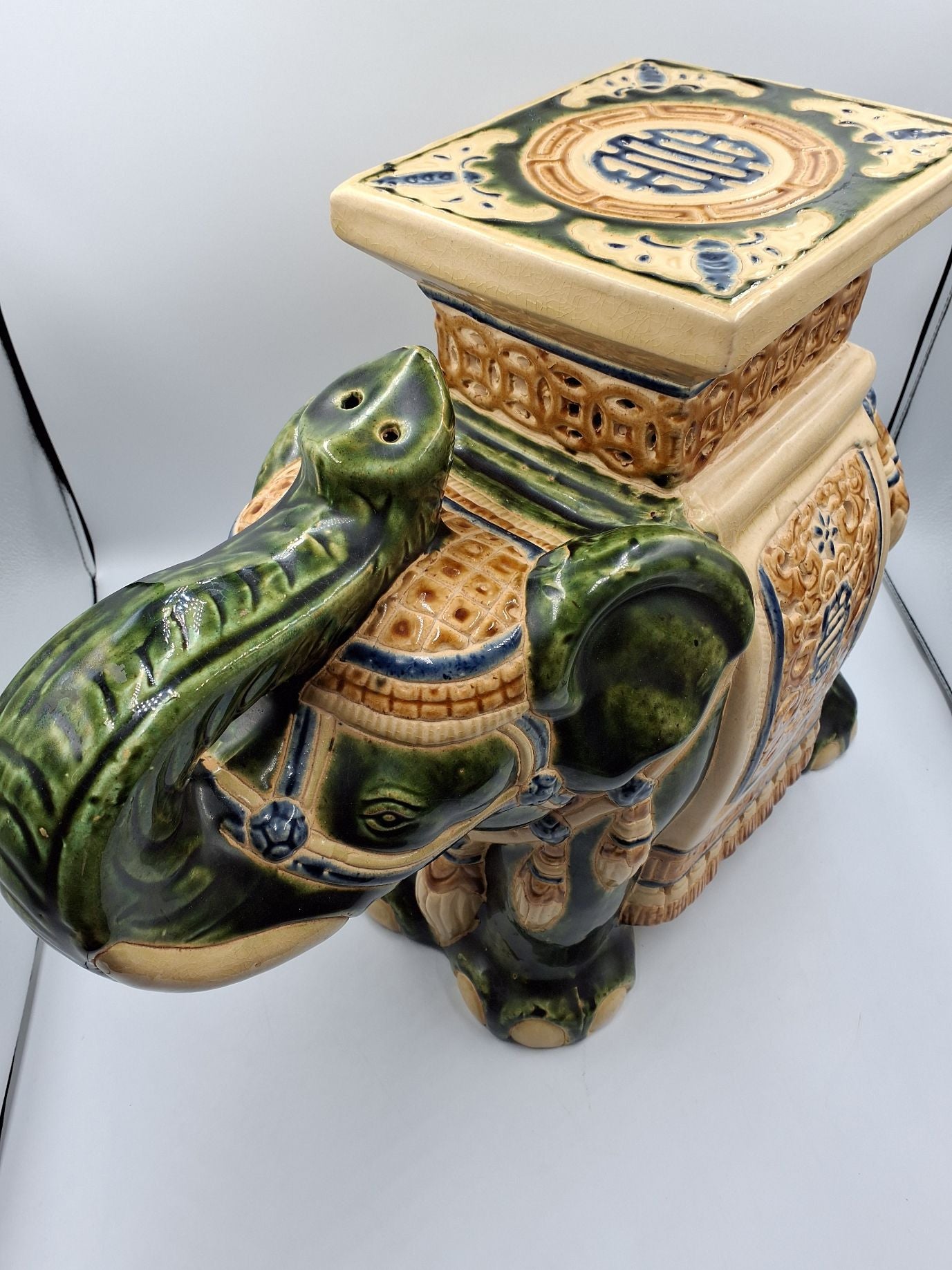 Retro blomsterpedestal