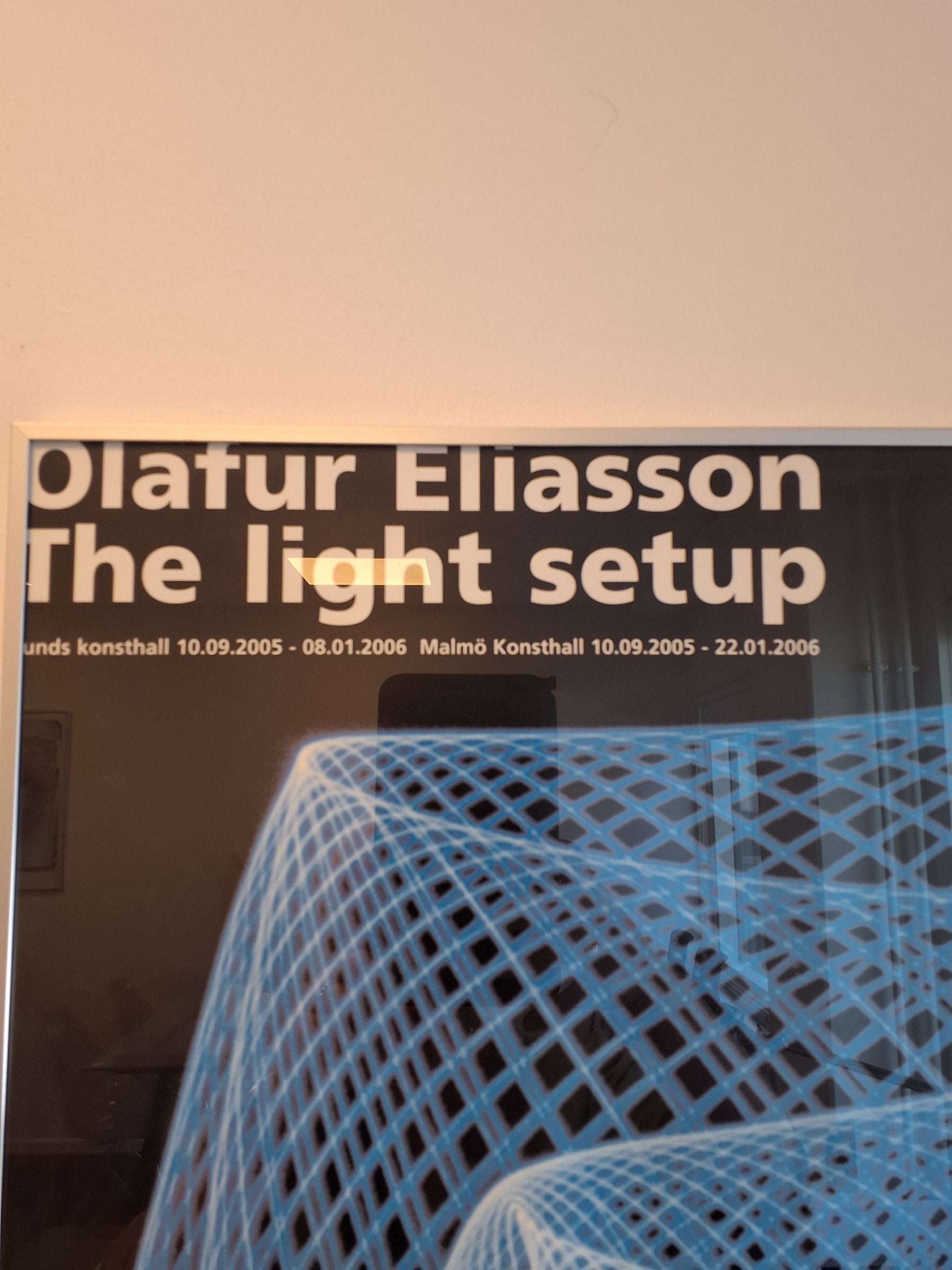 Plakat fra udstilling i Malmø kunsthal 2005 /2006