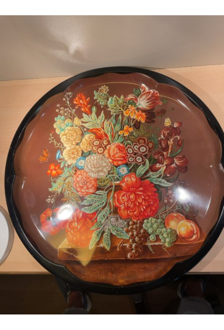 Engelsk vintage metalbakke