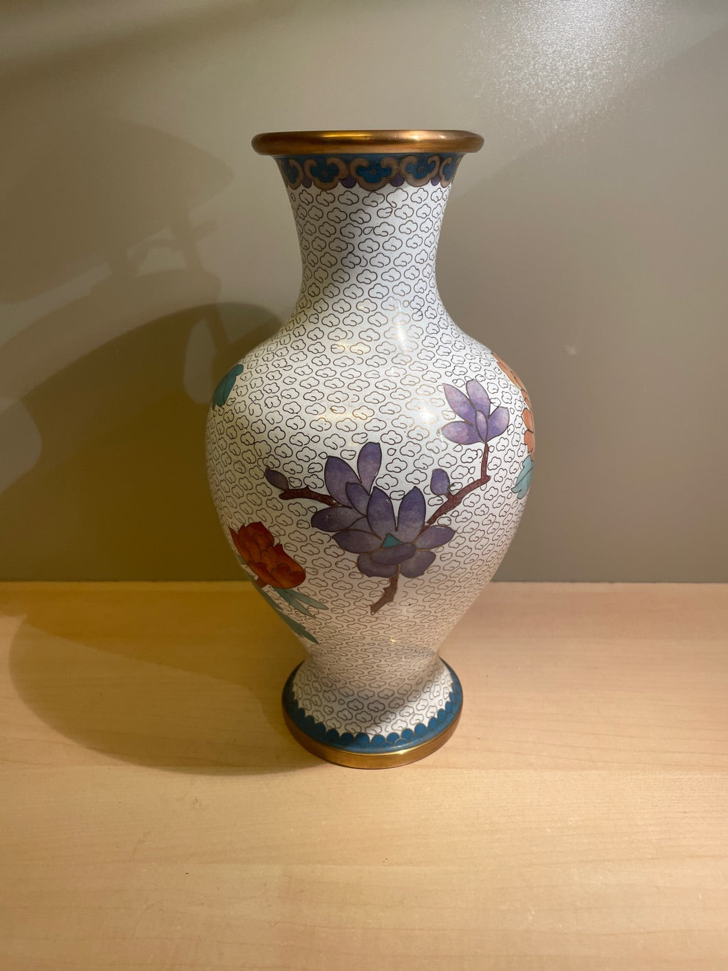 Kinesisk Cloisonné vase