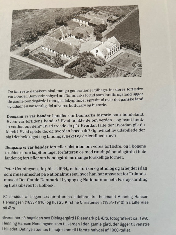 Dengang vi var bønder