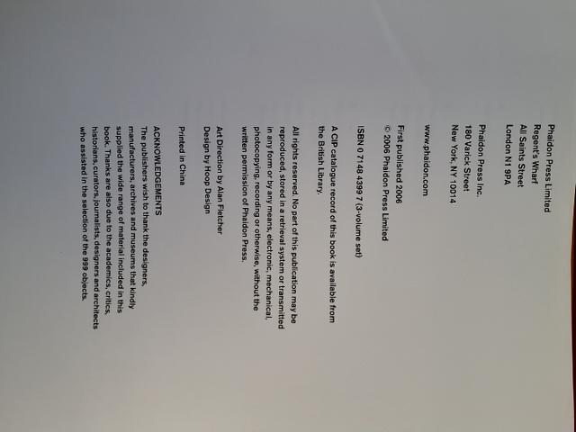 Phaidon Design Classics - Vol. 1, 2 og 3