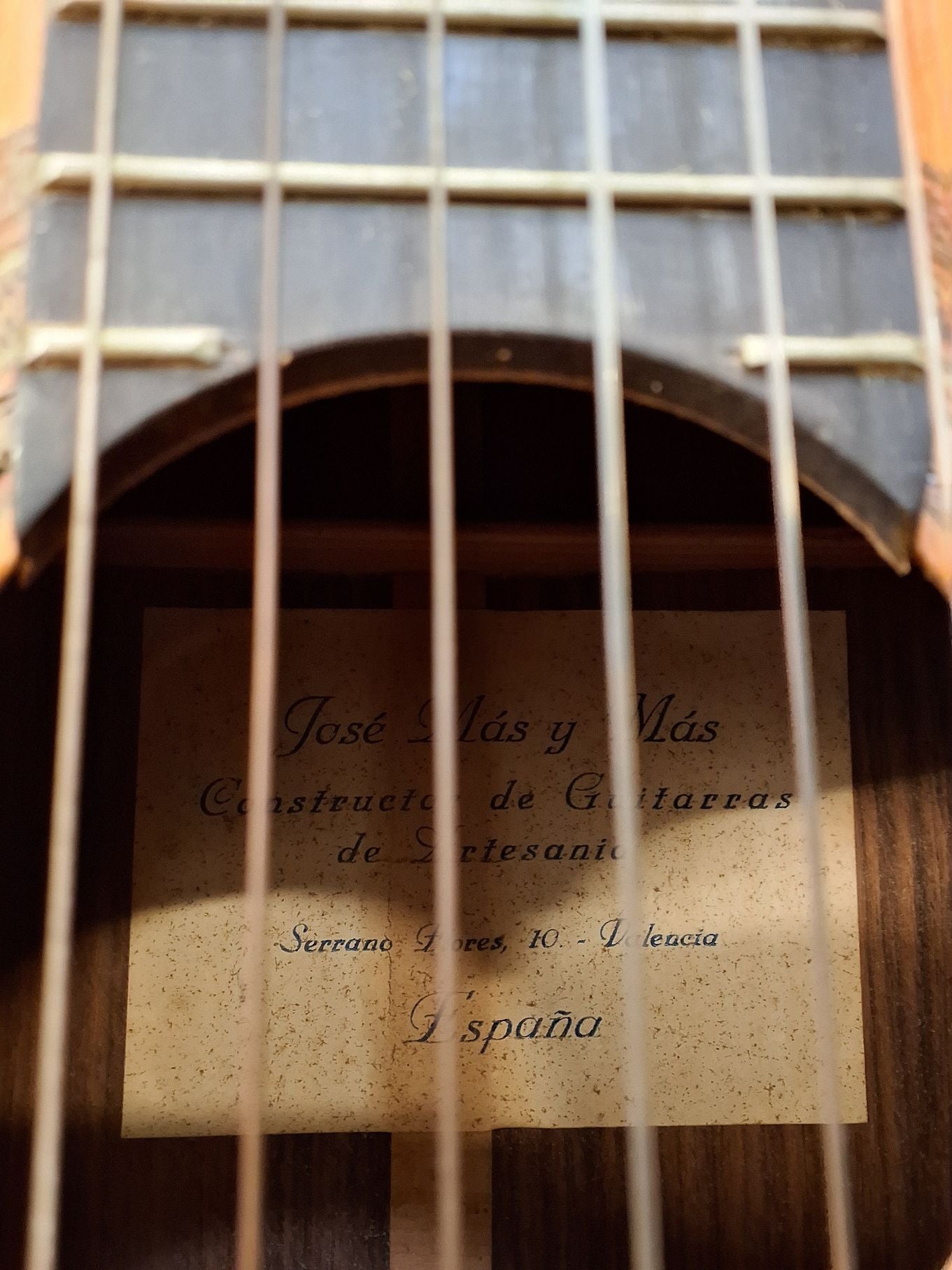 Jose Mas y Mas guitar