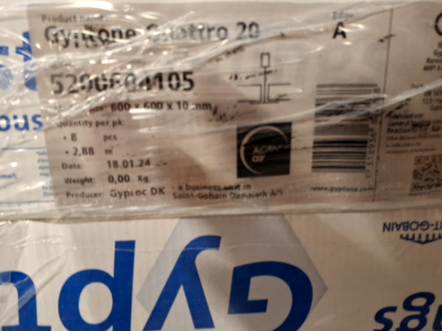 Loftplader fra gyptone