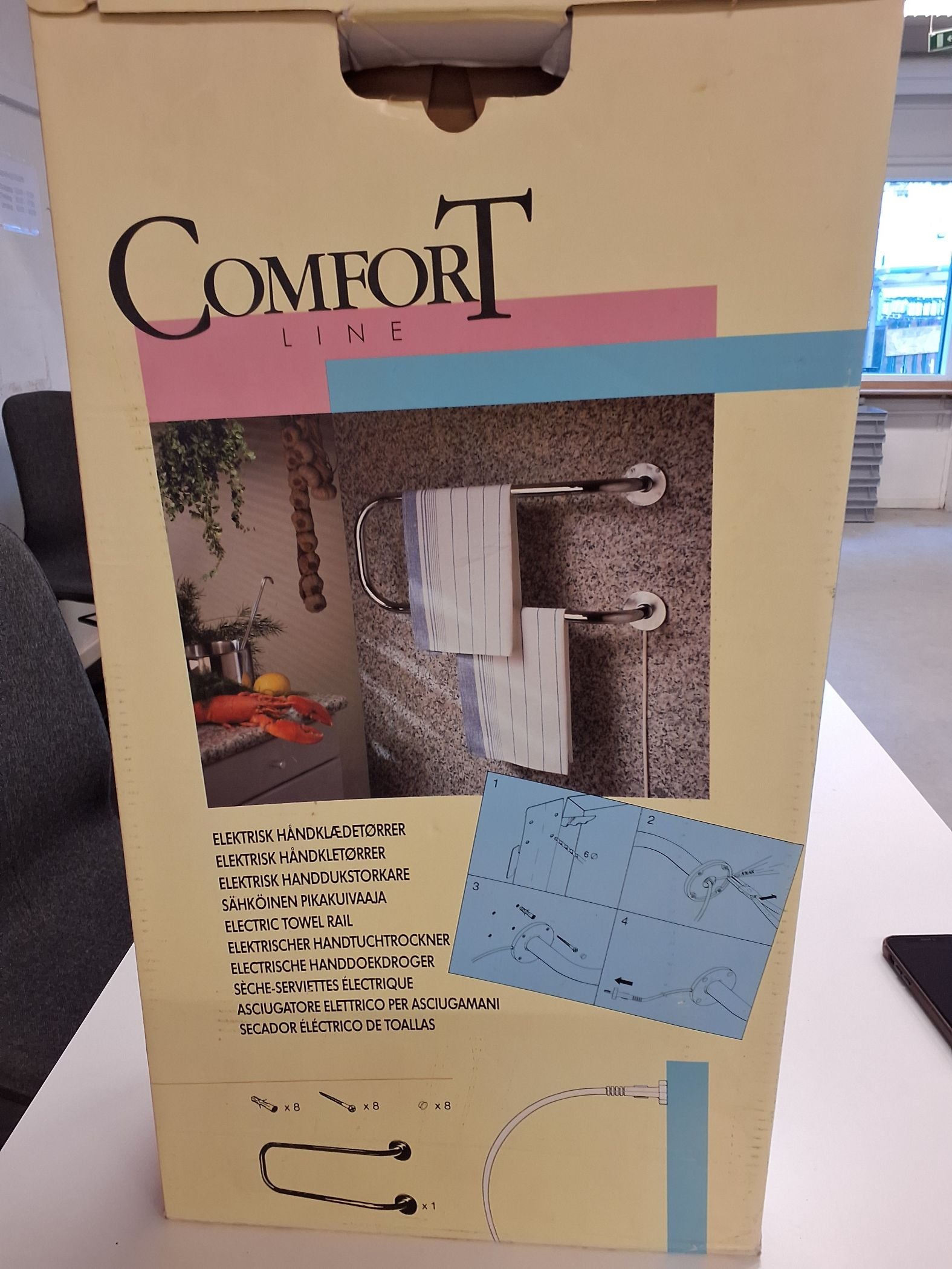 Elektrisk håndklædetørre, Comfort