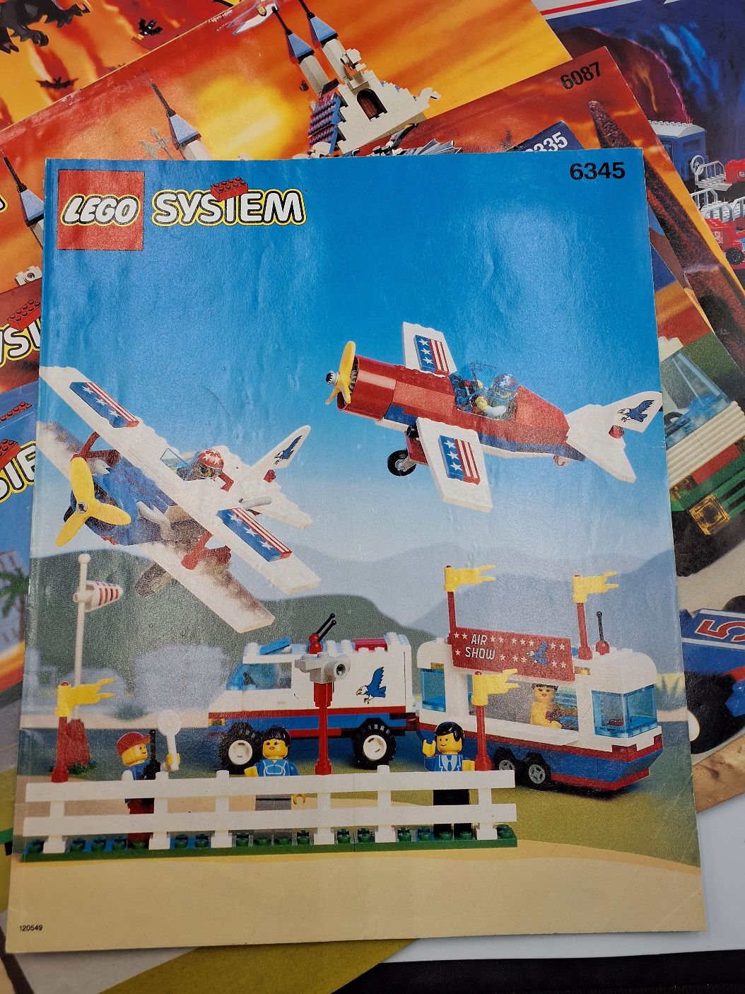 Samling Lego vejledninger