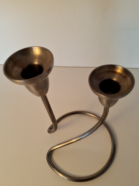 Georg Jensen Swing Dobbelt lysestage