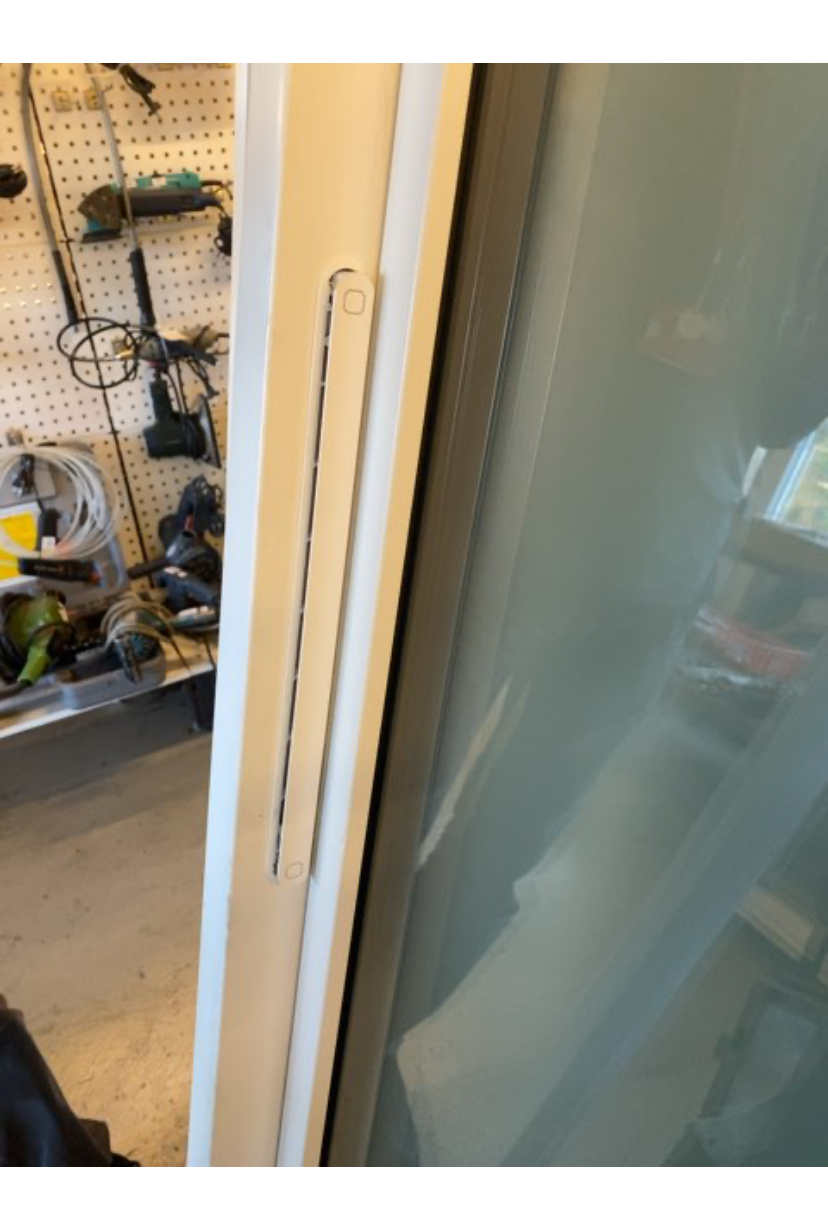 Outline vindue med matteret 3 lags glas termo
