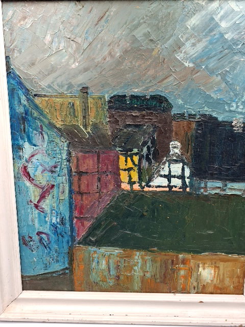 Olie på lærred 1975