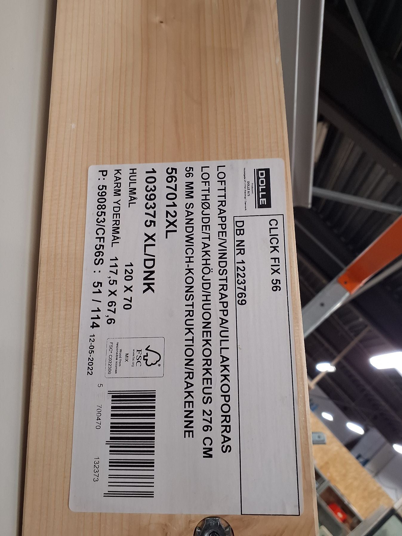 Loftlem inc trappe