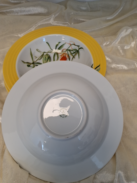 Norsk porcelæn Porsgrunn Citron service