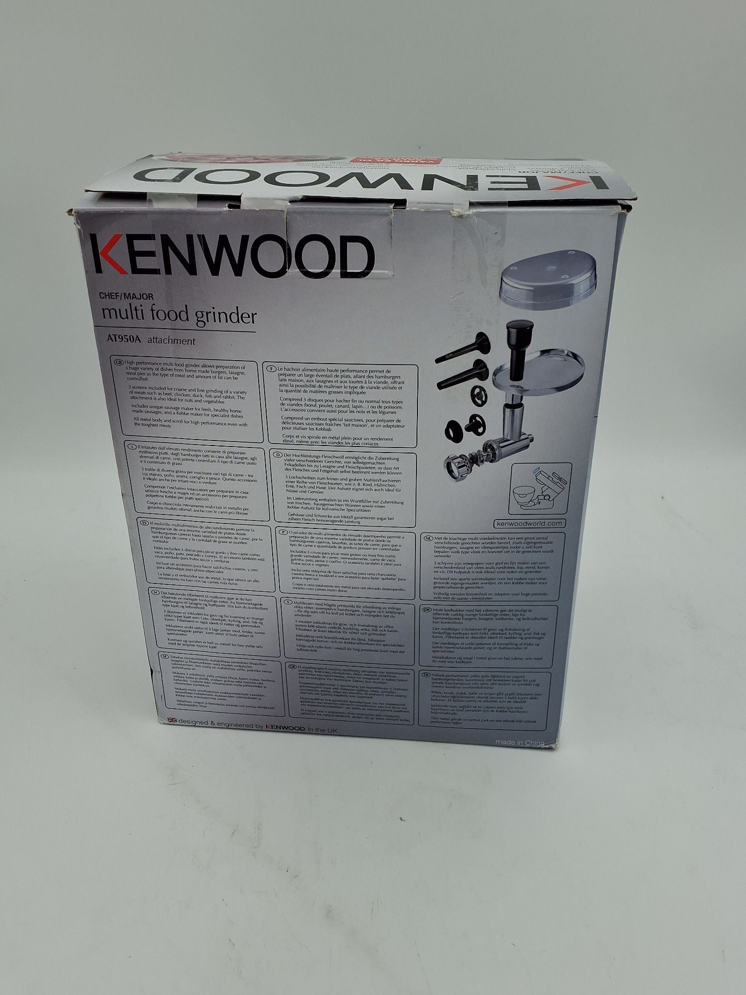 Kenwood Chef Major multi food grinder
