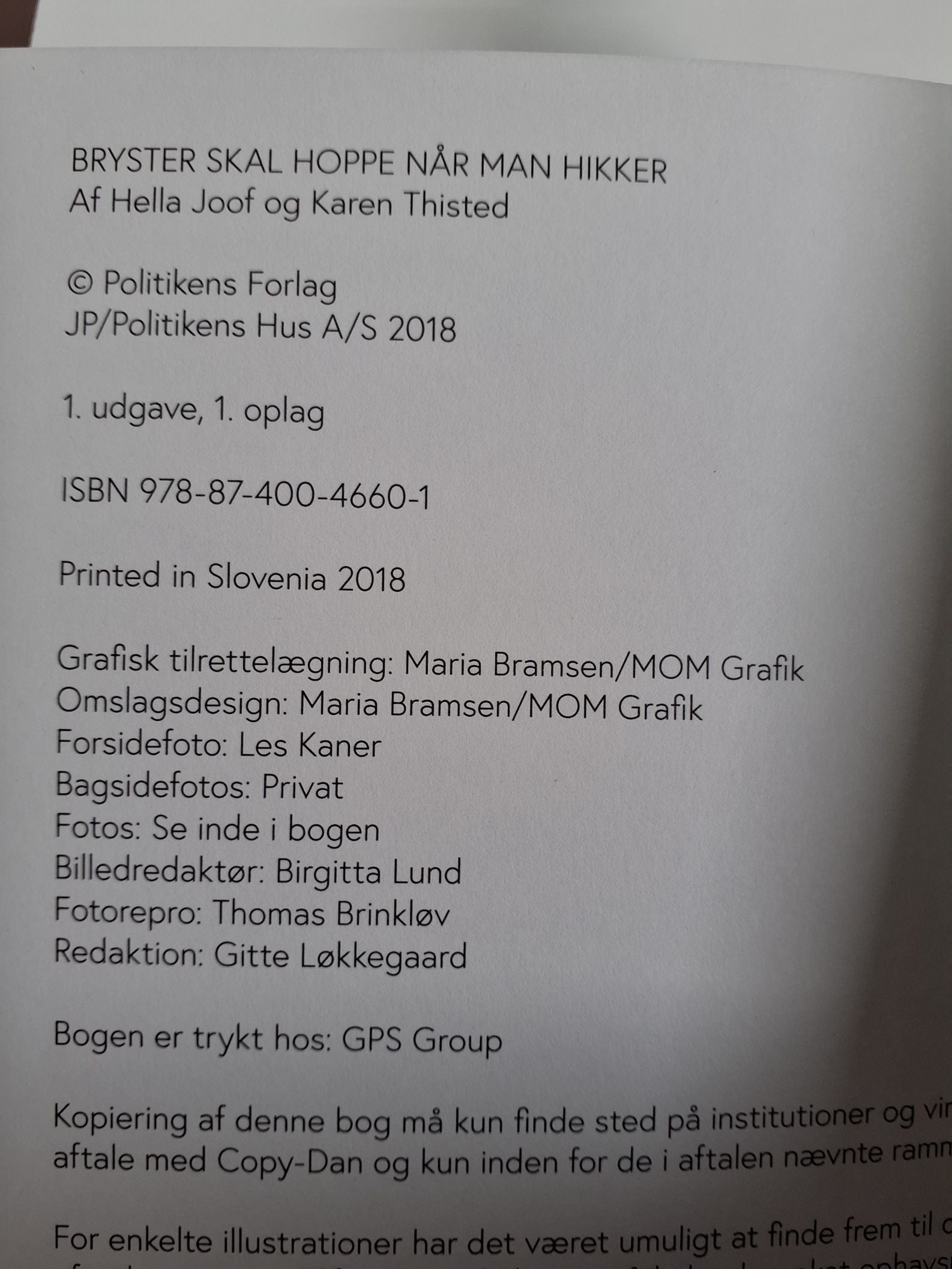 Hella Joof Bryster skal hoppe