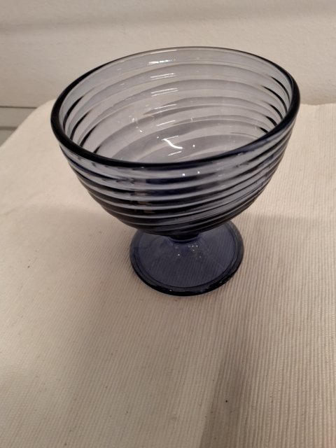 1 stk. Blå portionsglas
