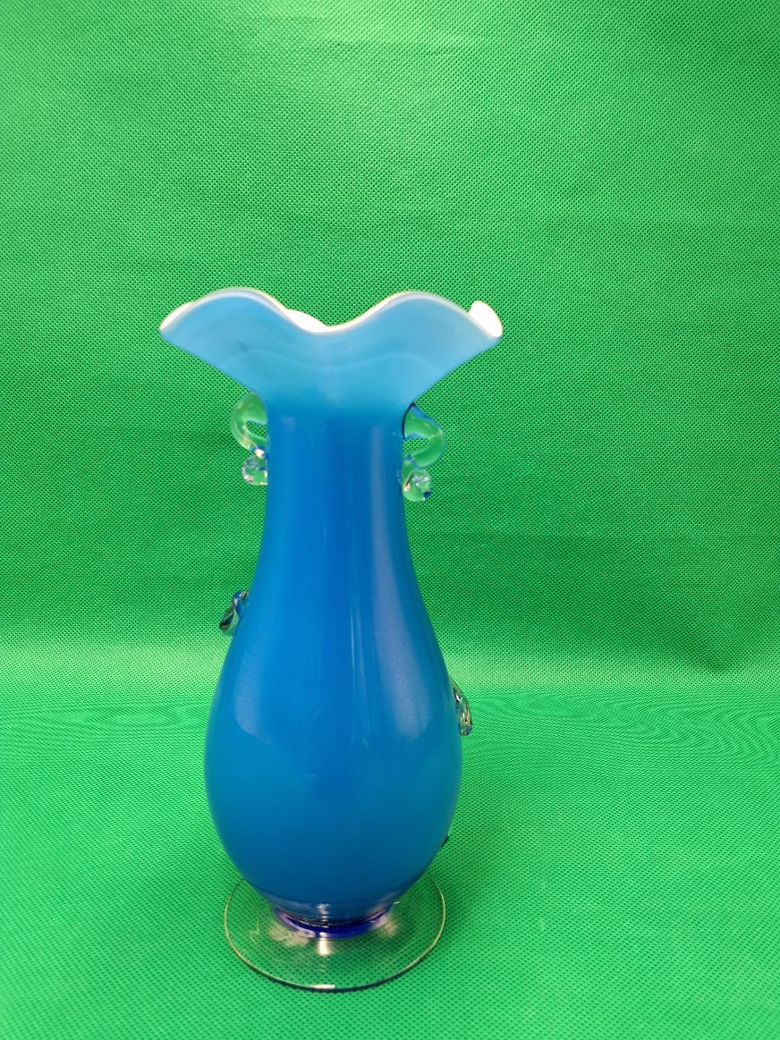 Blå tivoli vase