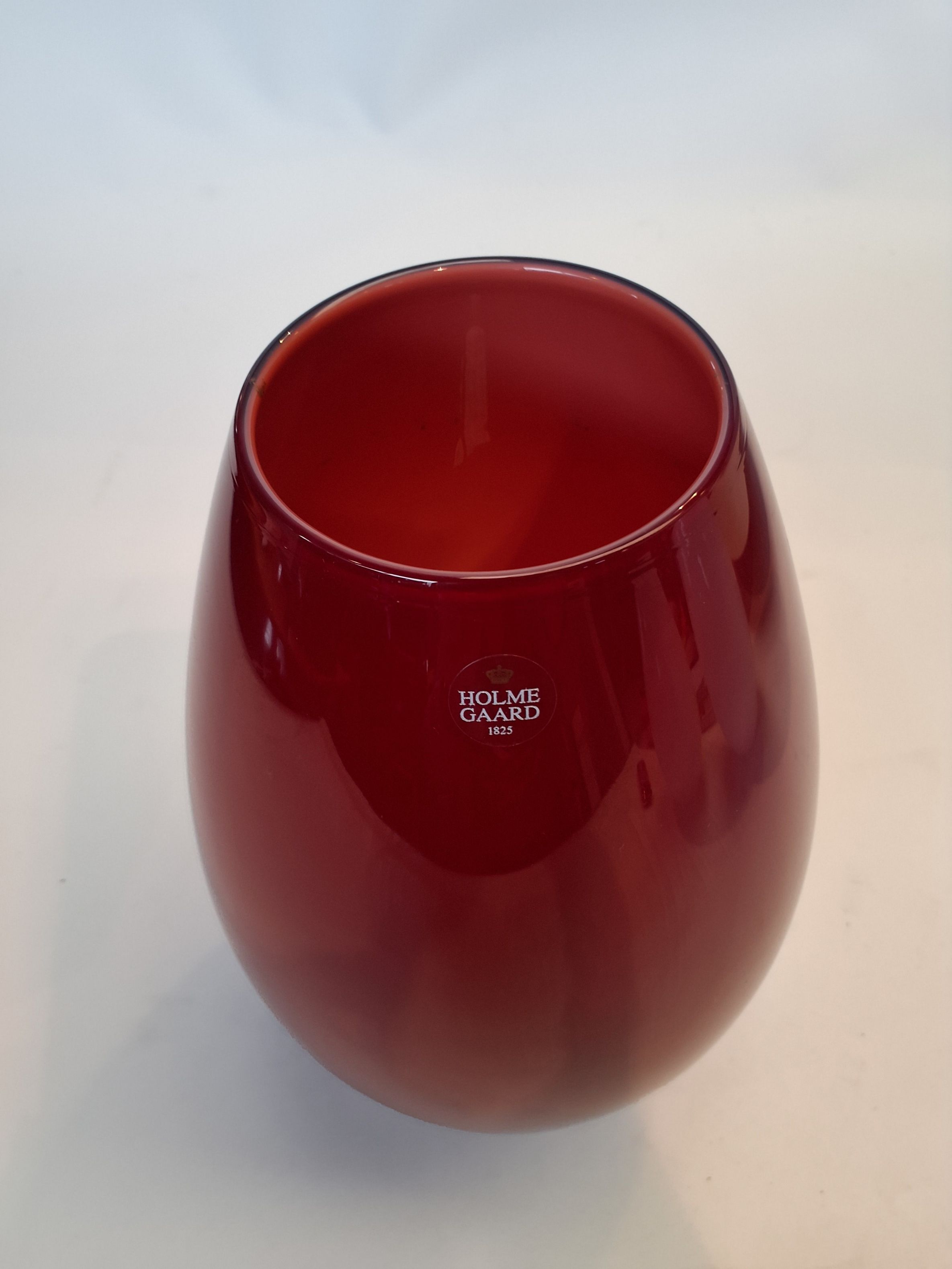 Cocoon Holmegaard Vase Rød