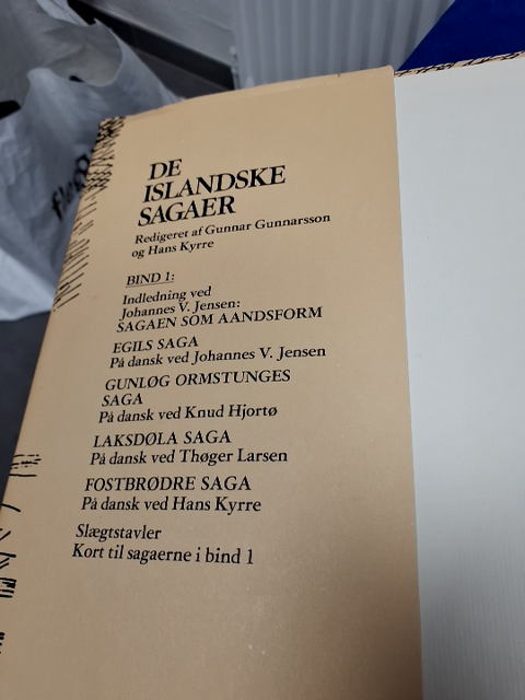 3 stk ISLANDSKE SAGAER