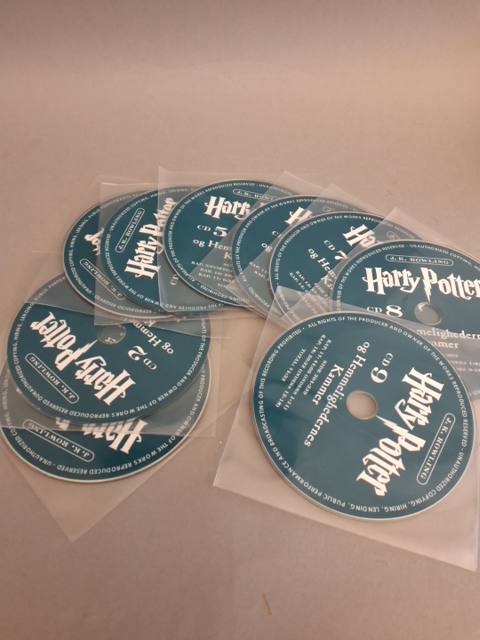 Harry Potter  og Hemmelighedernes Kammer, 9 lyd-CDer